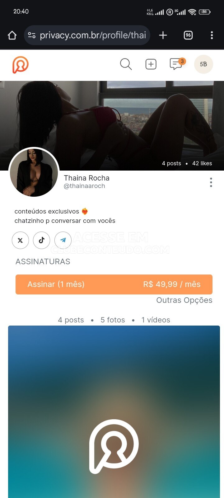 Thaina Rocha — tirando a roupa bem devagar