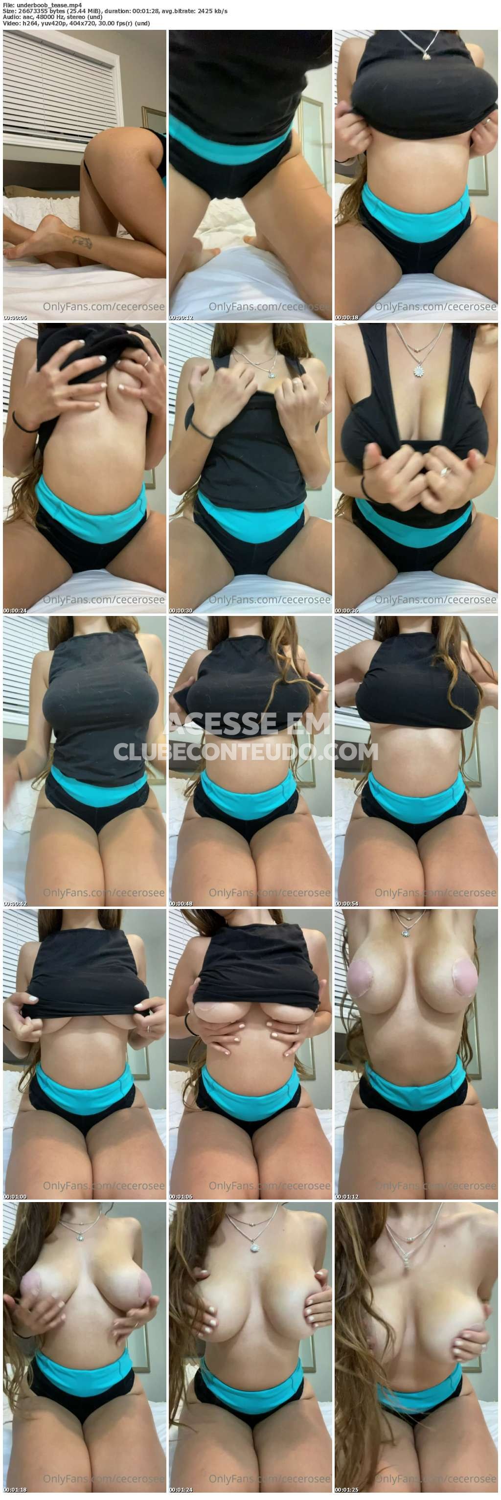 Cece Rose deliciosa, de quatro na cama