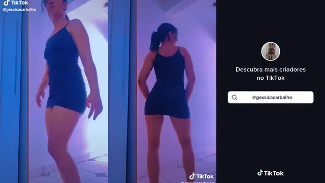 Dançando sem calcinha rebolando sem parar, antes de dormir sem pijama