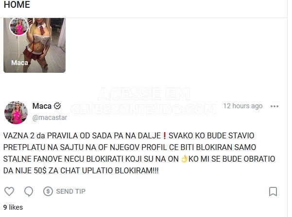 OnlyFans vazado: Maca Diskrecija fogosa empinando a bunda pra câmera
