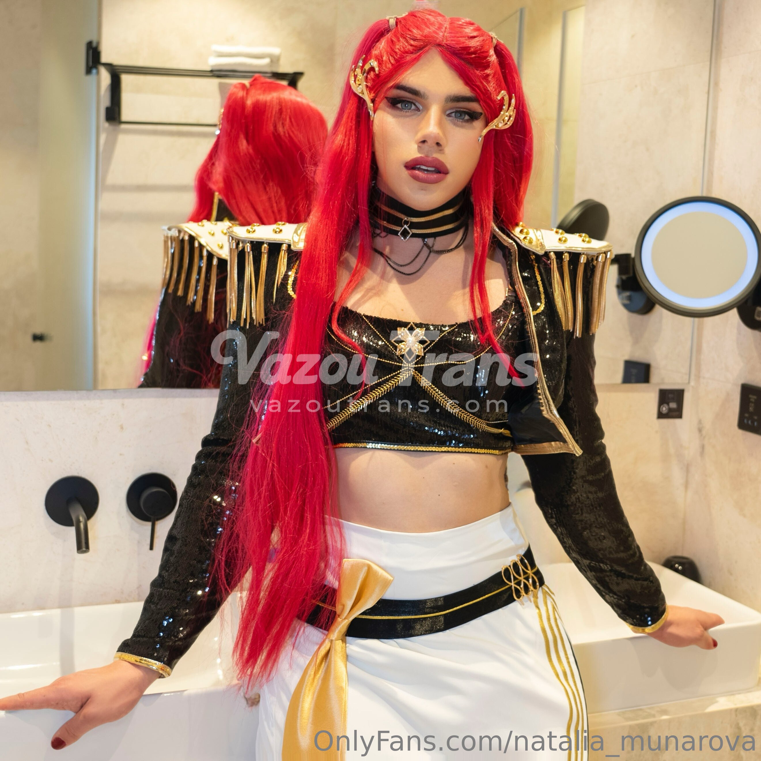 Vídeo +18 trans: Natalie Uwu Fogosa molhadinha depois do banho