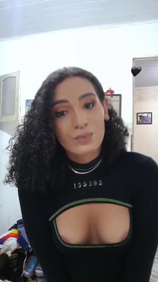 Tgirl Manu Maya mostrando tudo sem pressa #45