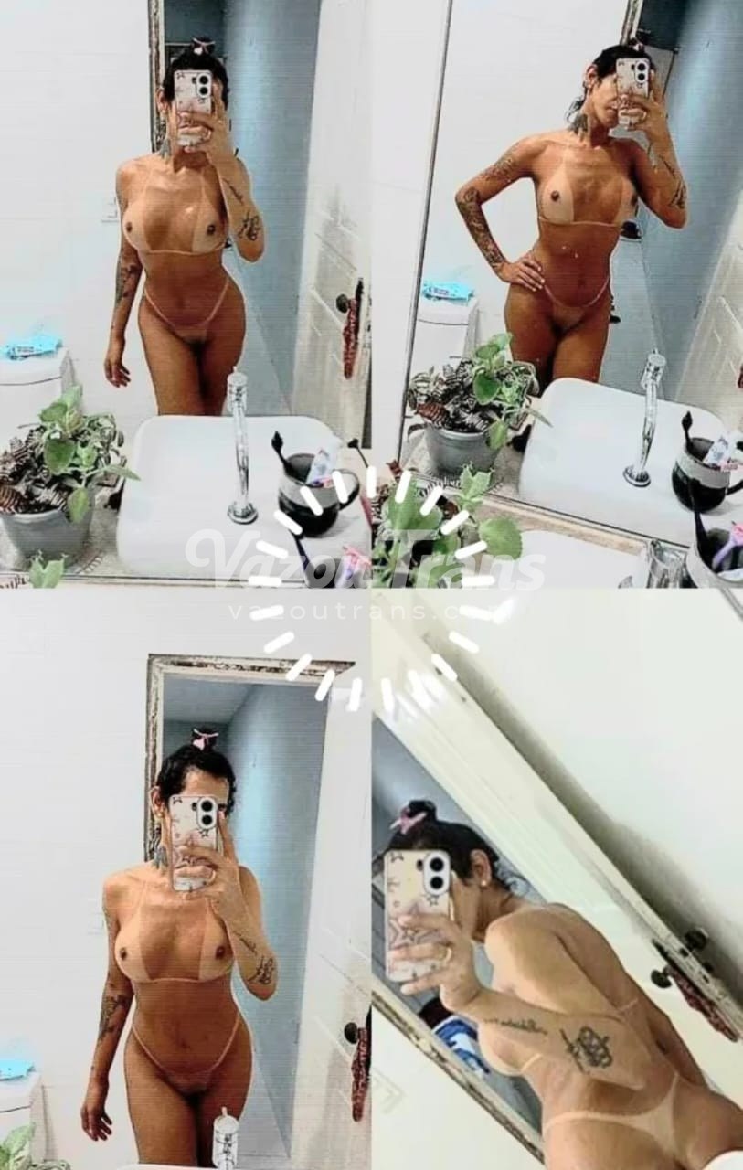 Mostrando tudo sem pressa 💦 #3 — travesti Manu Maya sem censura