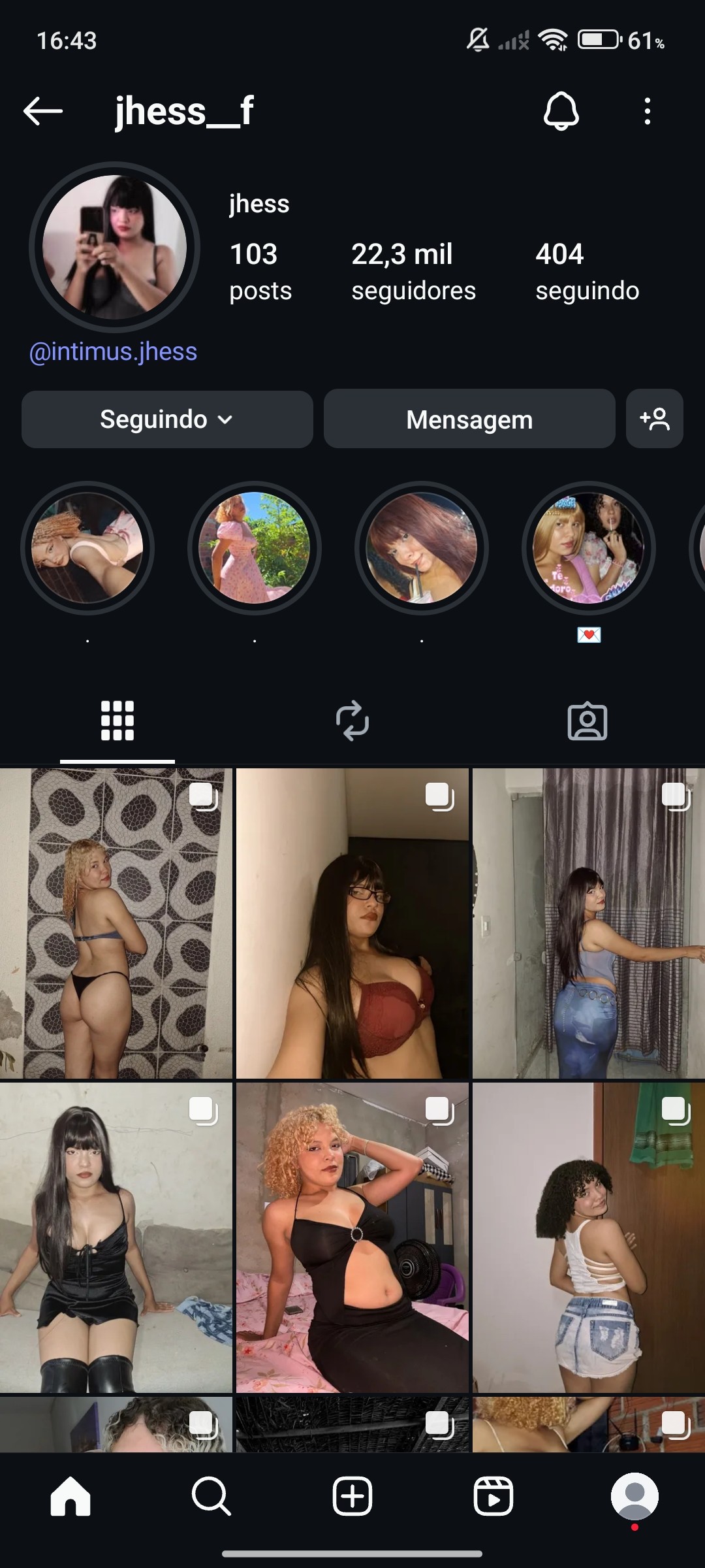 Vazou: lives com meninas inocentes num striptease completo