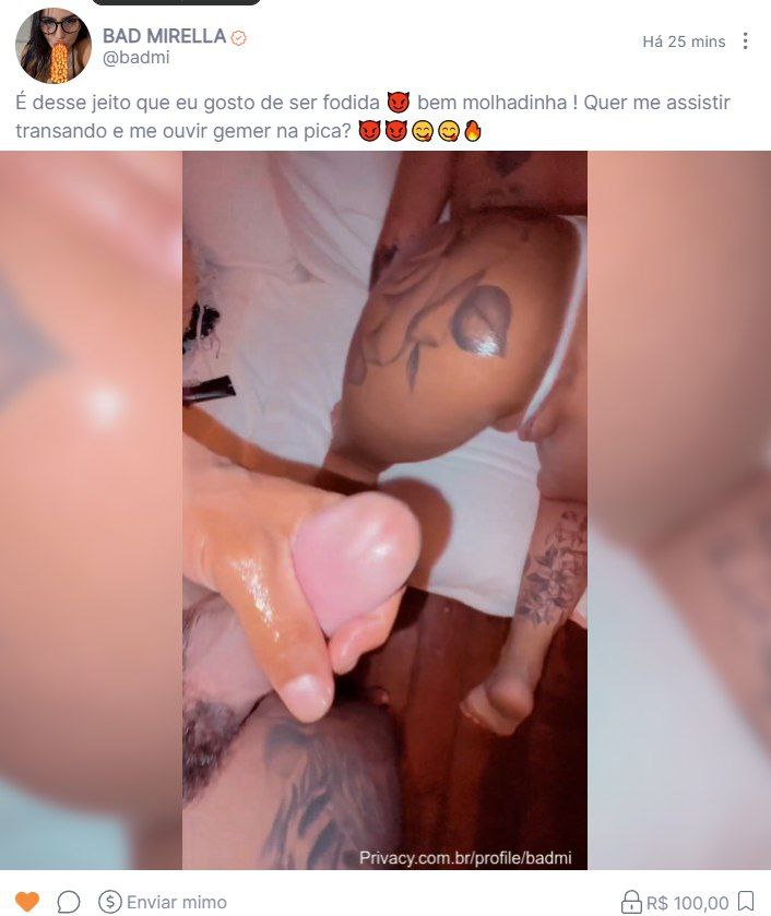 De regata sem sutiã — Mc Mirella