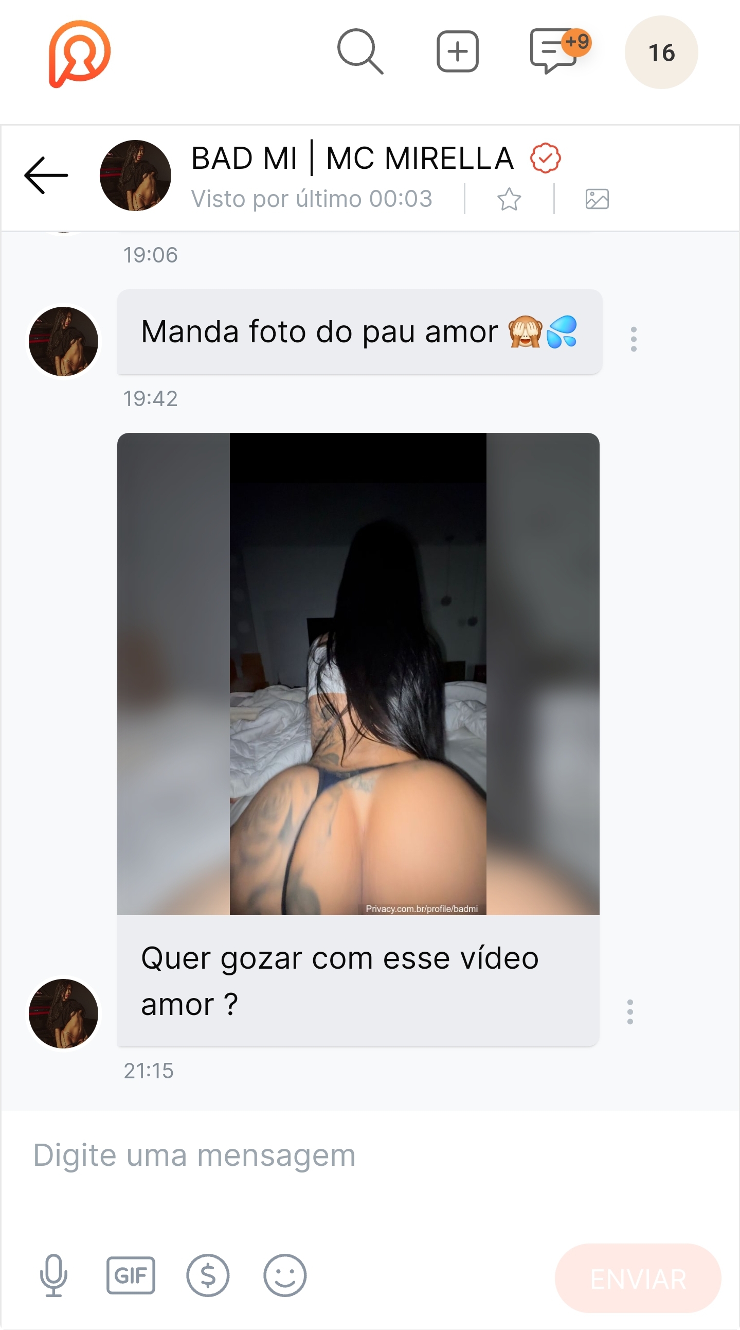 Mc Mirella sem calcinha na varanda 😈