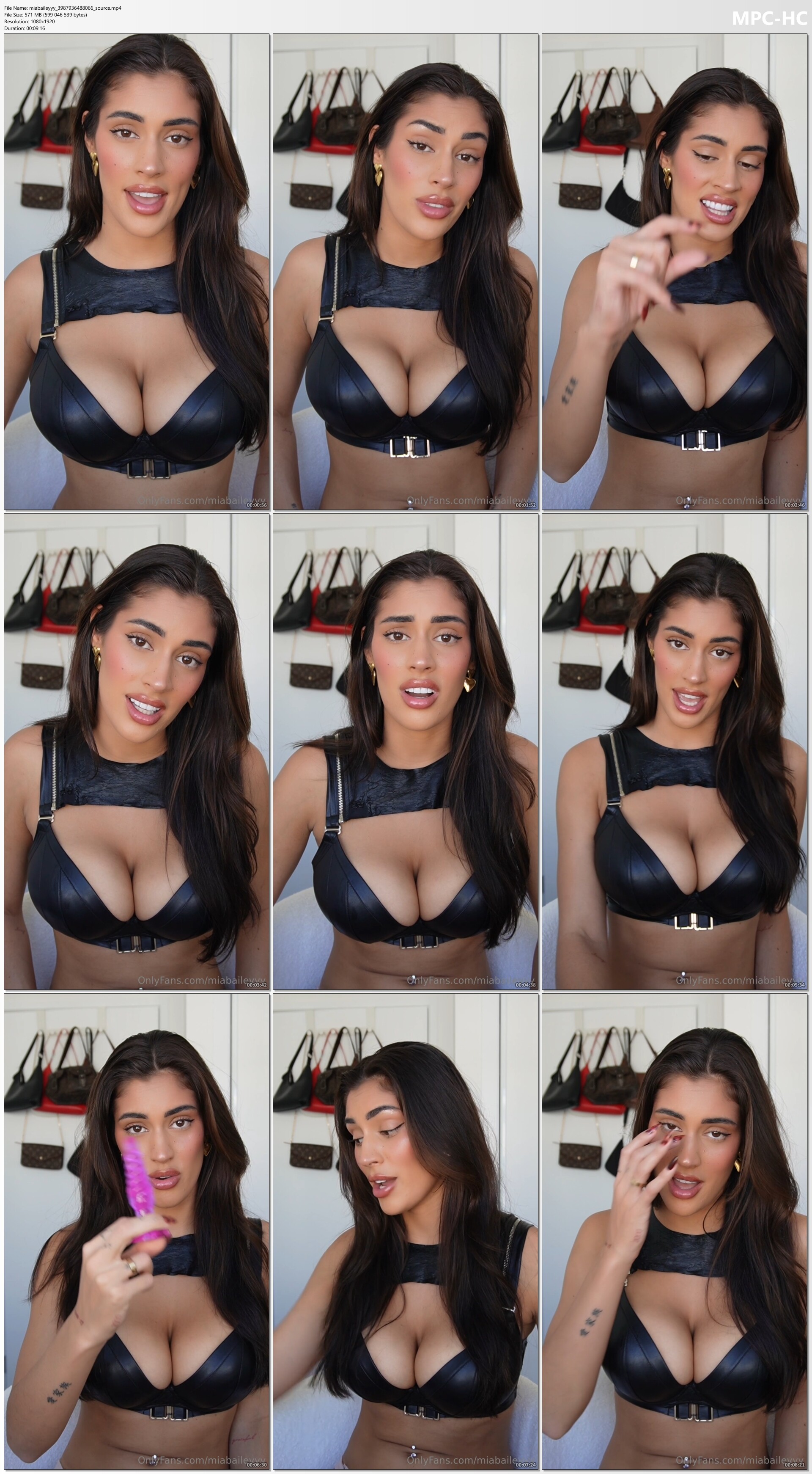 OnlyFans vazado: Mia Bailey tirando a roupa bem devagar