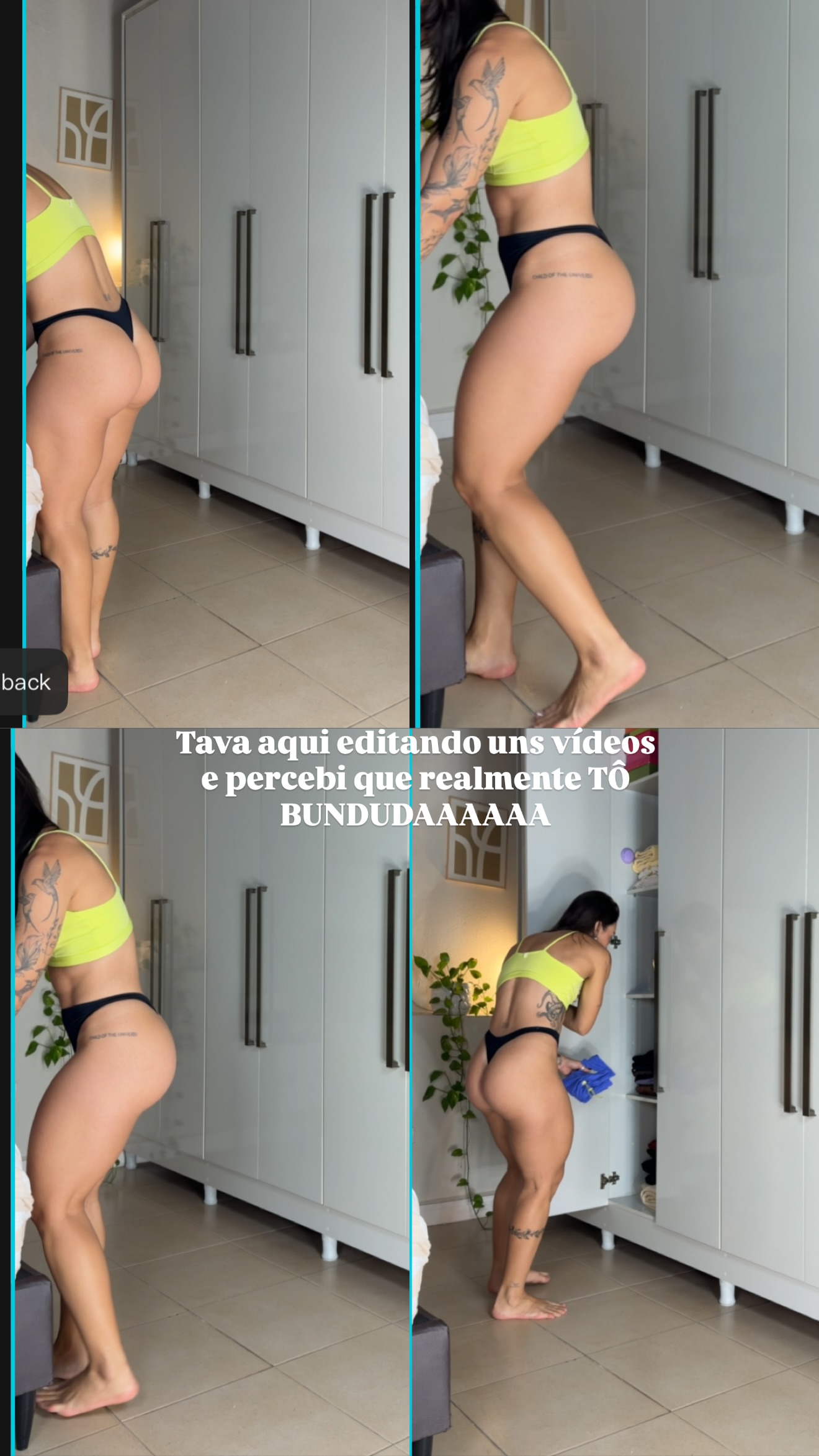 Perfis Daily num striptease completo