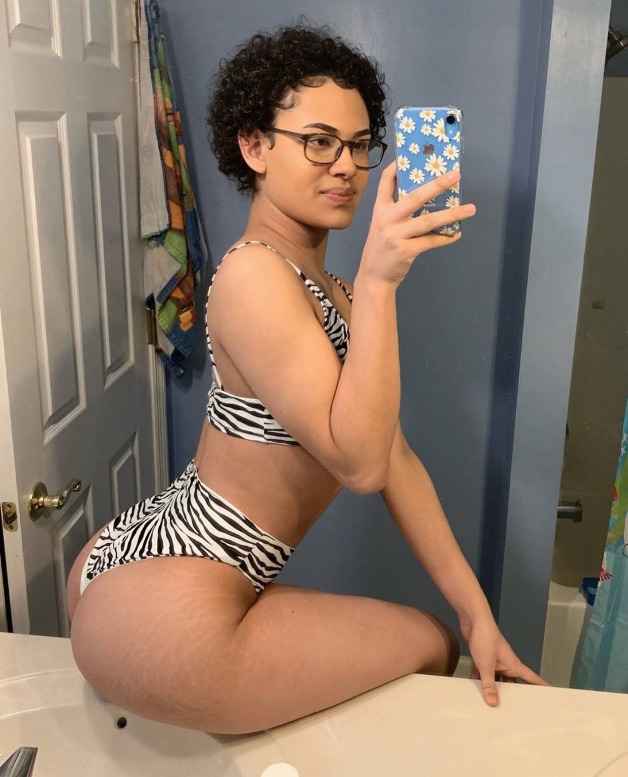 Trans Thick Diamond Caiu na net: molhadinha depois do banho