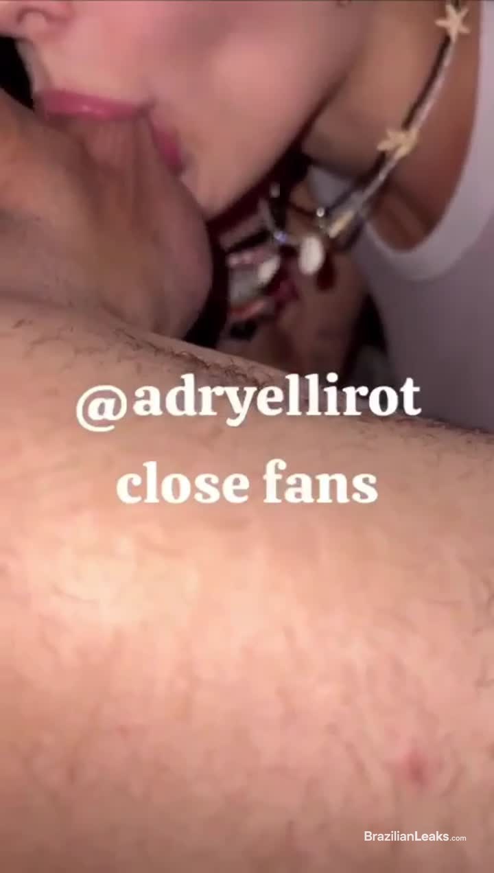 Adrielly Rot: Touching Herself Under the Sheet