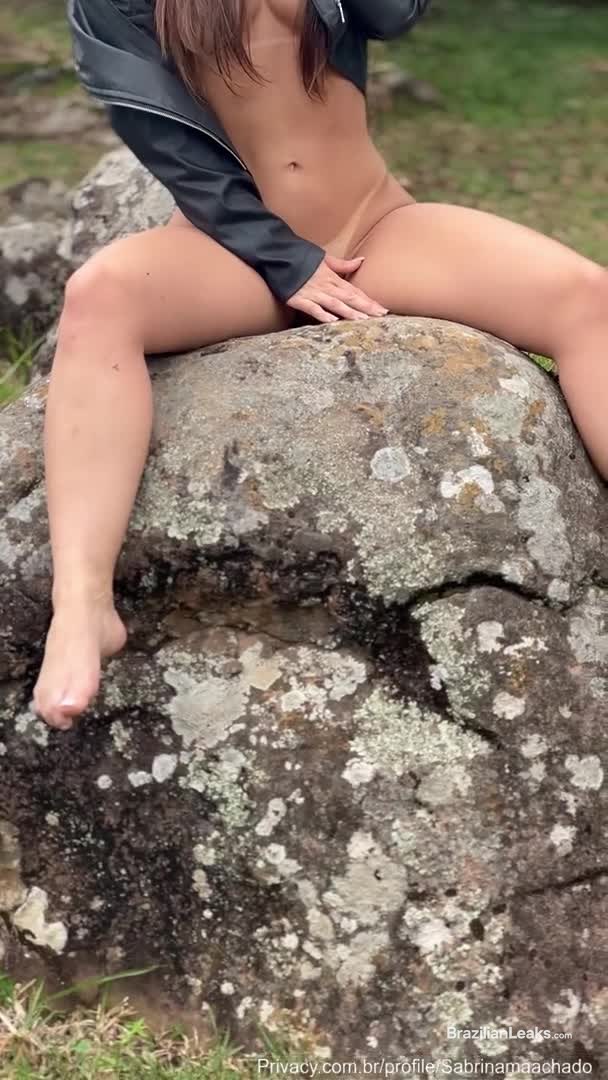 Leaked video of Sabrina Machado, showing too much, sitting comfortably