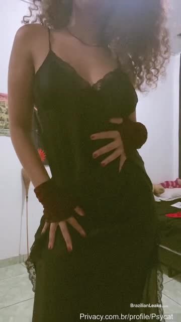 Brazilian amateur Cattofhell Playing Alone in Bed