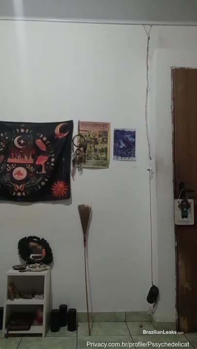 Seducing the camera, sitting comfortably on the bed — Cattofhell Uncensored